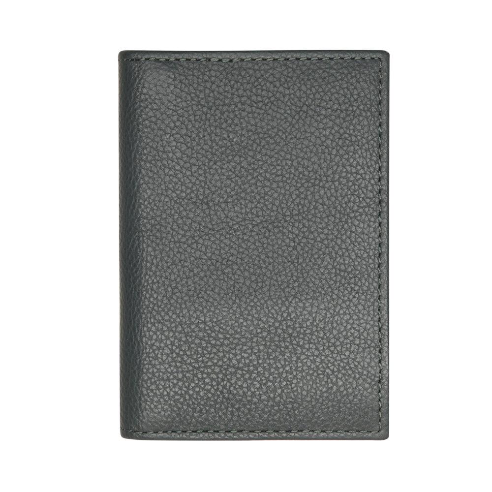 Green Bi Fold Business Cards Wallet - Image 4