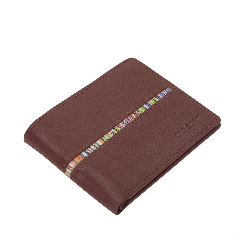 Paul Wine Bi Fold Wallet - Image 4