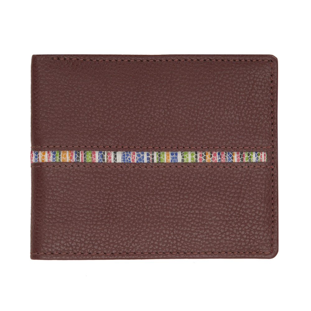 Paul Wine Bi Fold Wallet - Image 5