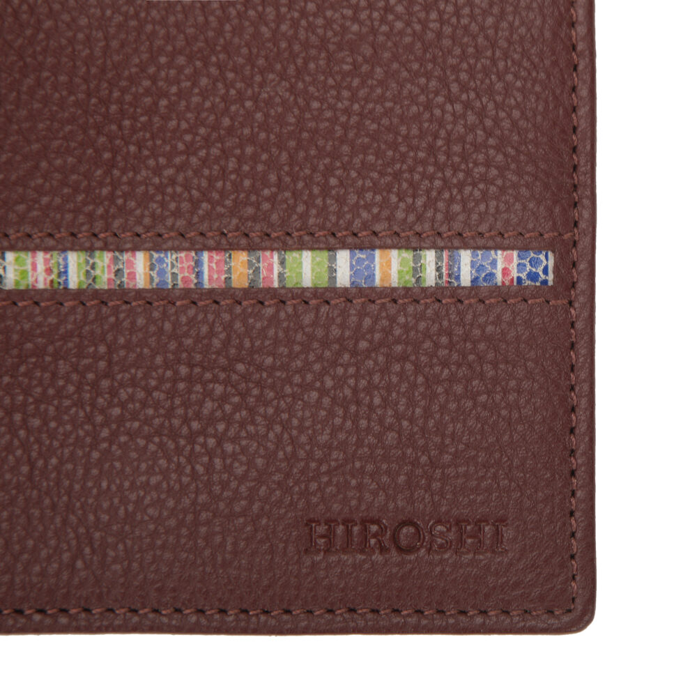 Paul Wine Bi Fold Wallet - Image 7