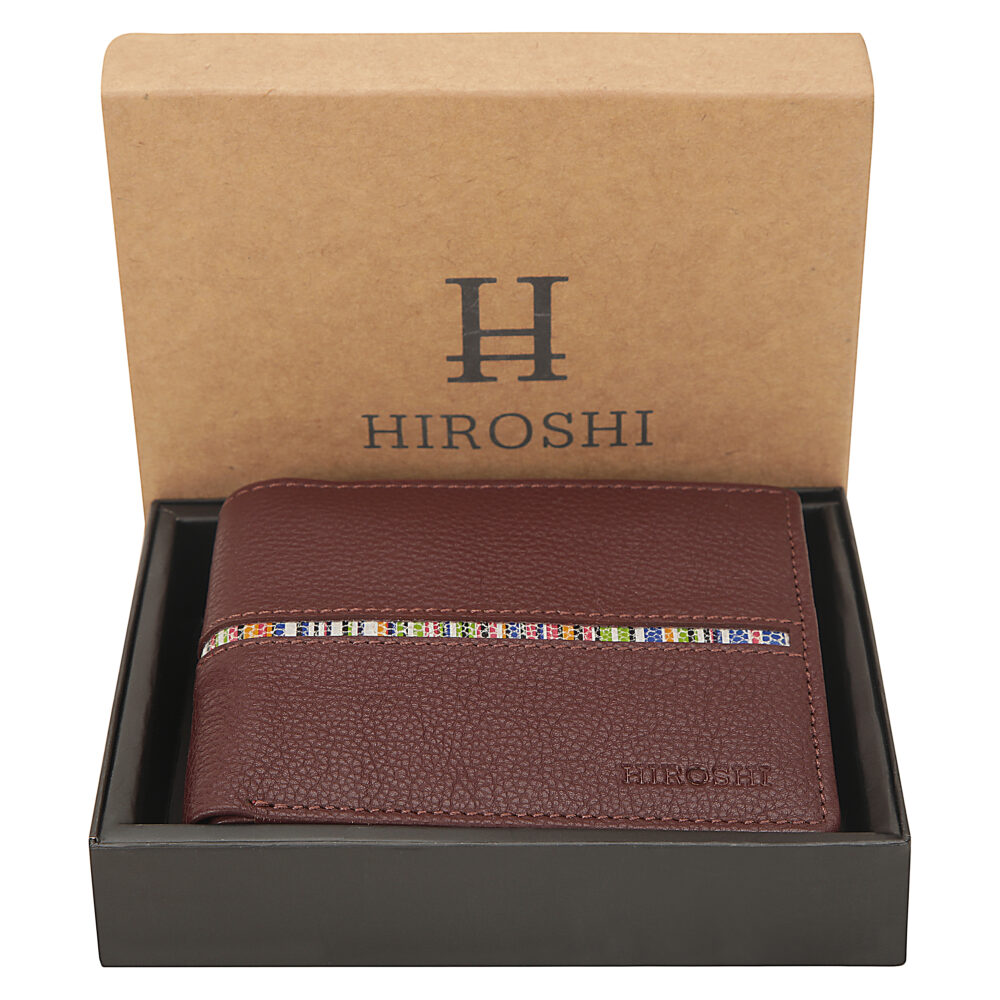 Paul Wine Bi Fold Wallet - Image 2
