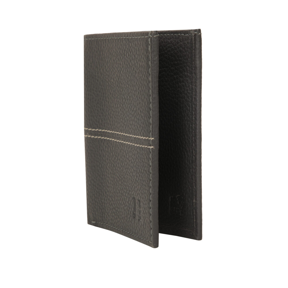 Grey Bi Fold Business Cards Wallet - Image 6