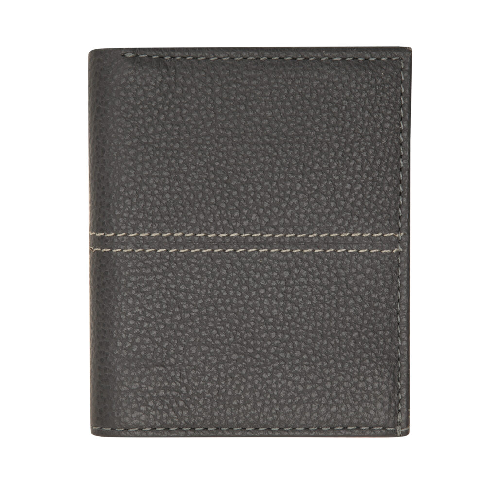 Grey Bi Fold Business Cards Wallet - Image 4