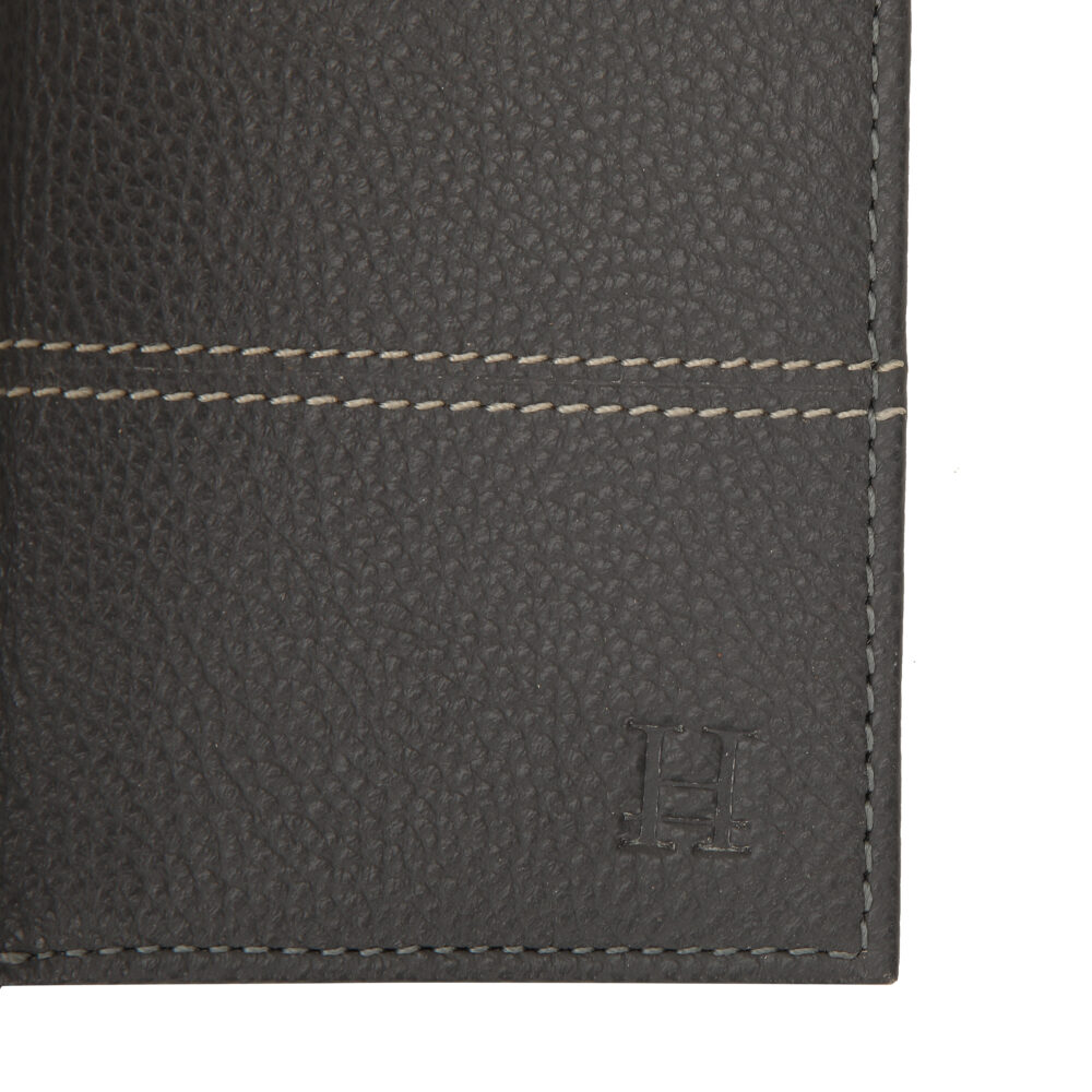 Grey Bi Fold Business Cards Wallet - Image 5