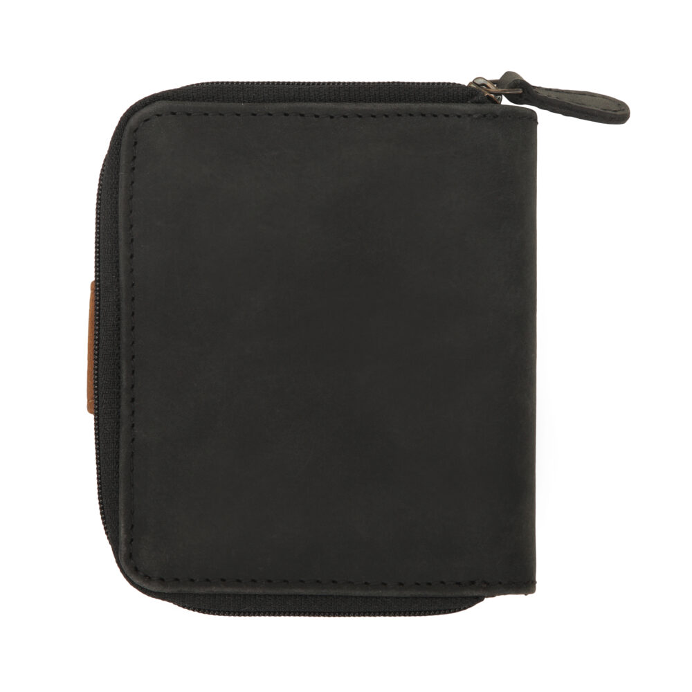 Black and Tan Bi Fold Wallet - Image 5