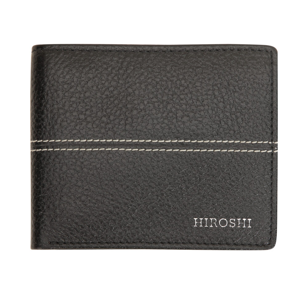 Black Bi Fold Wallet - Image 2