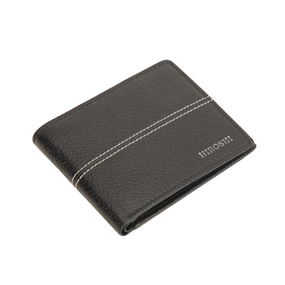 Black Bi Fold Wallet - Image 5
