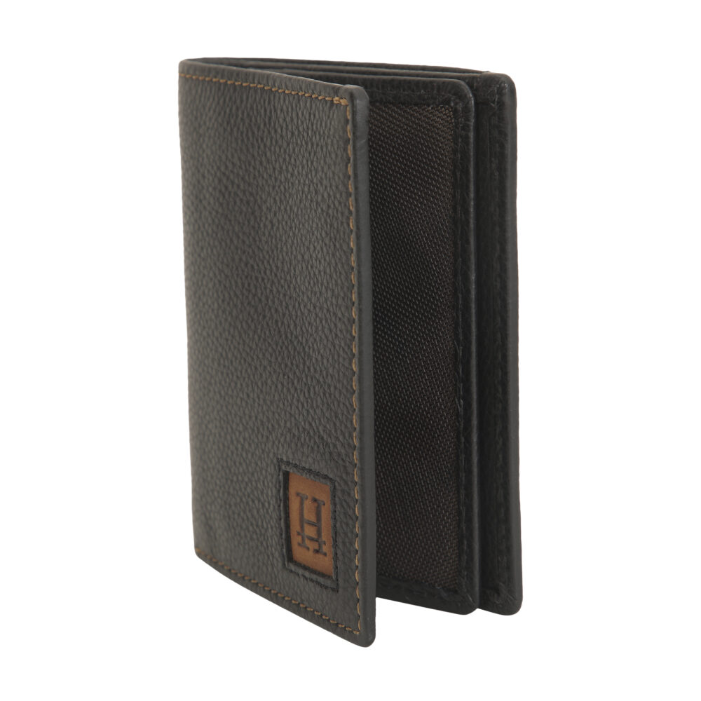 Black Bi Fold Business Cards Wallet - Image 5