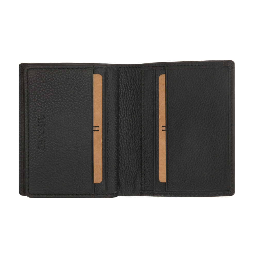 Black Bi Fold Business Cards Wallet - Image 3