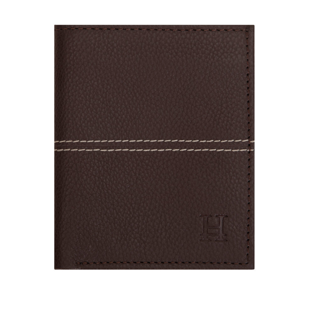 Brown Bi Fold Business Cards Wallet - Image 3