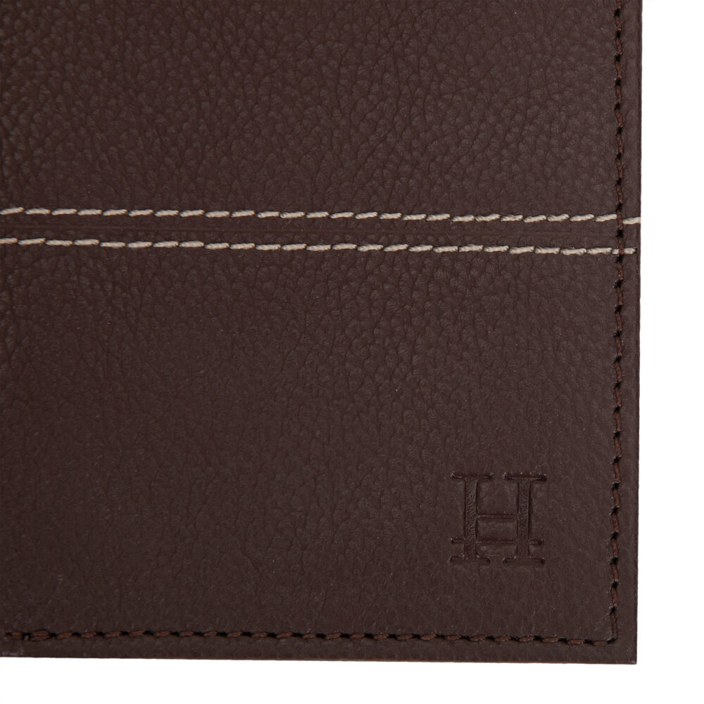 Brown Bi Fold Business Cards Wallet - Image 8