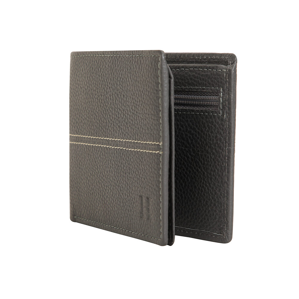 Ralph Grey Bi Fold Wallet - Image 5
