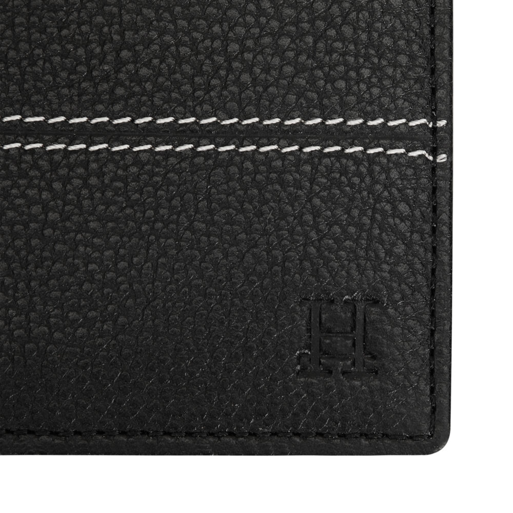 Black Bi Fold Business Cards Wallet - Image 6