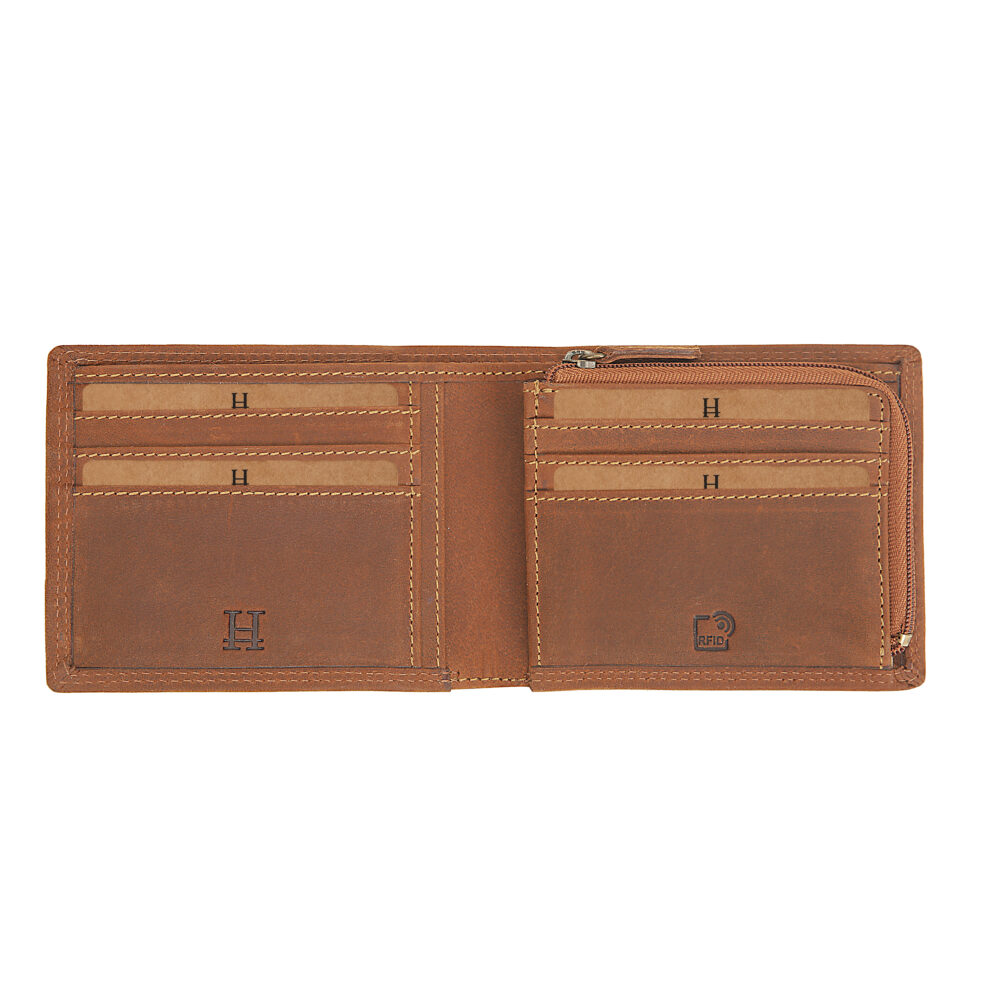 Osaka Tan Bi Fold Wallet - Image 5