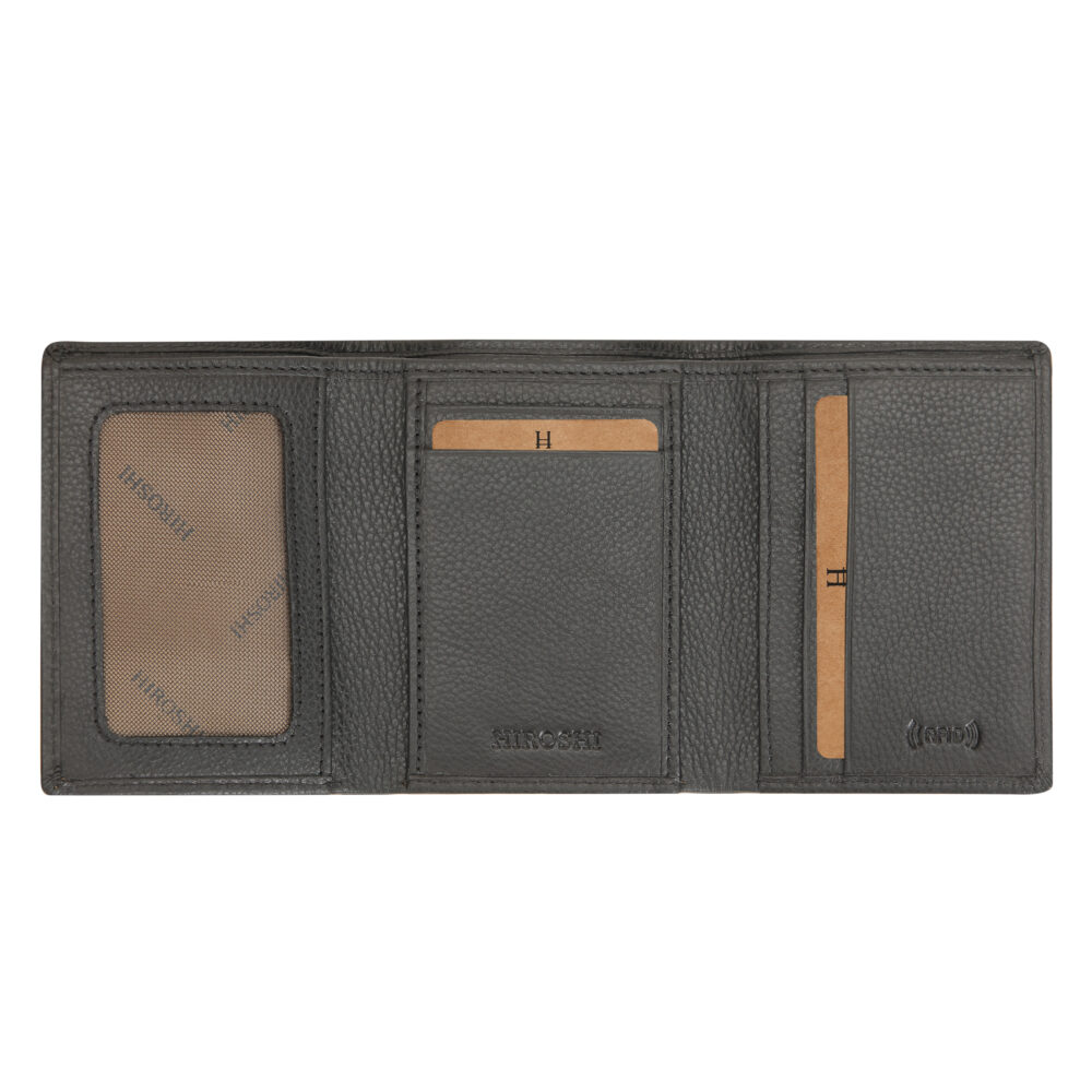 Black Tri Fold Wallet - Image 7