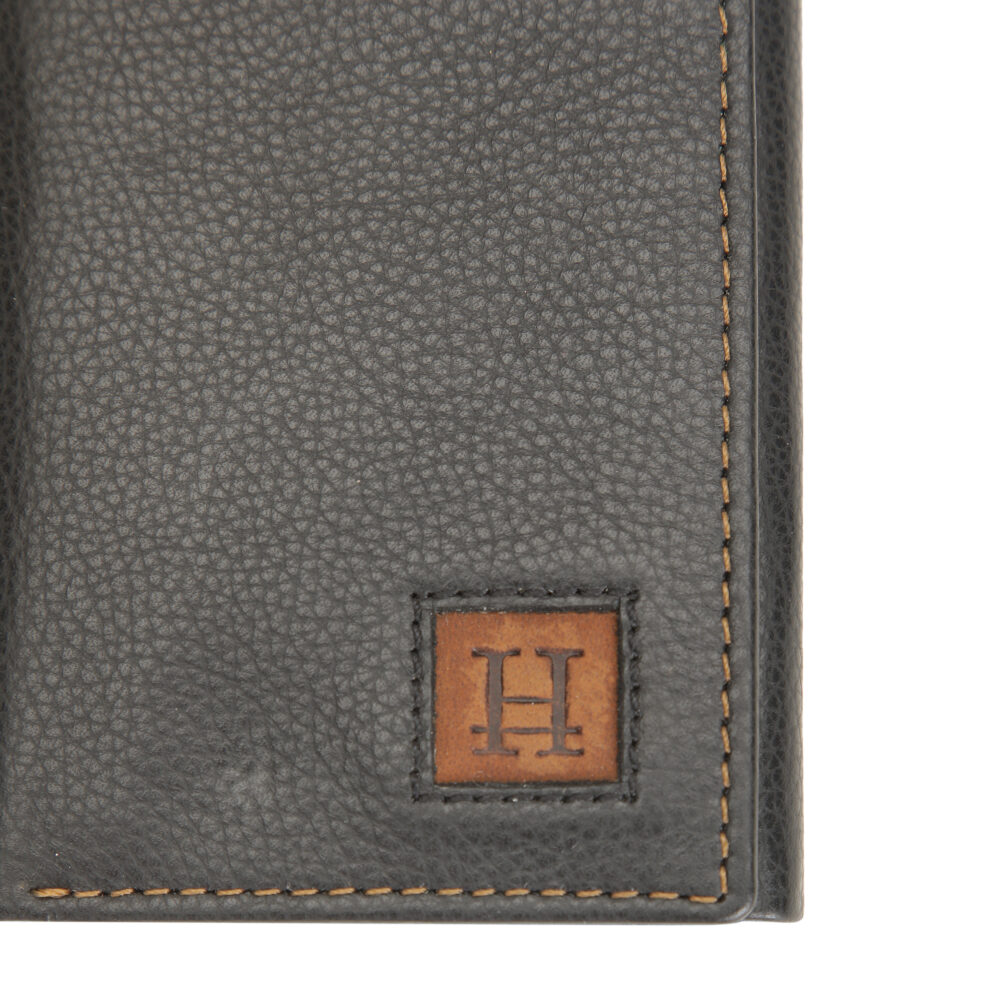 Black Tri Fold Wallet - Image 3