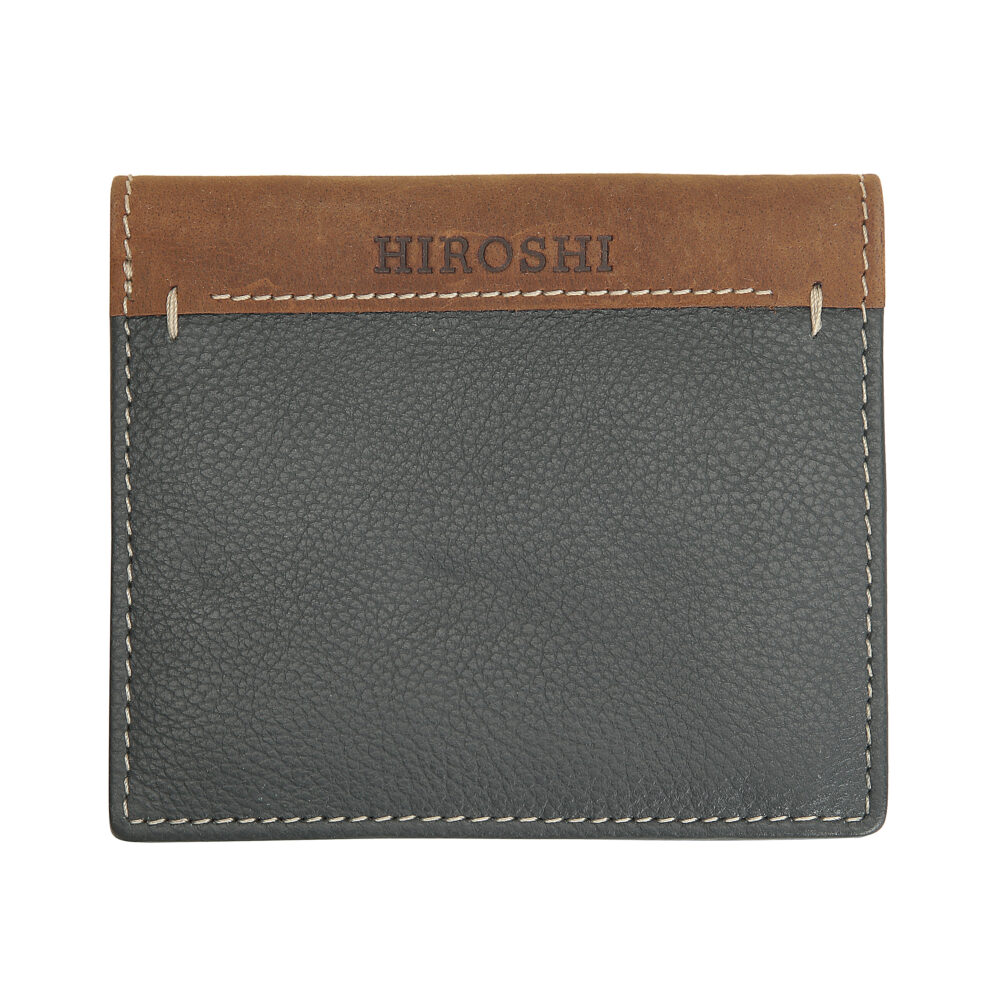 Aaron Green Tan Bi Fold Wallet - Image 3