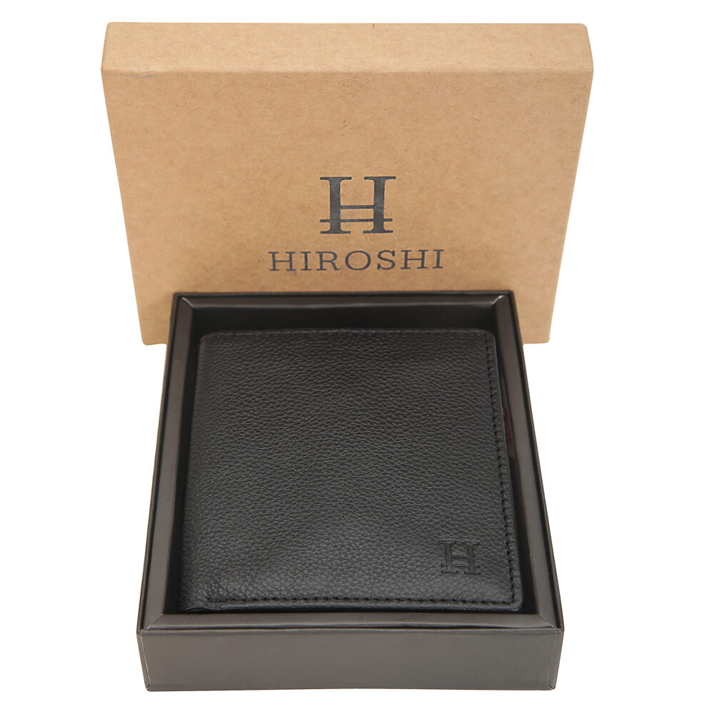 Black Bi Fold Wallet - Image 2
