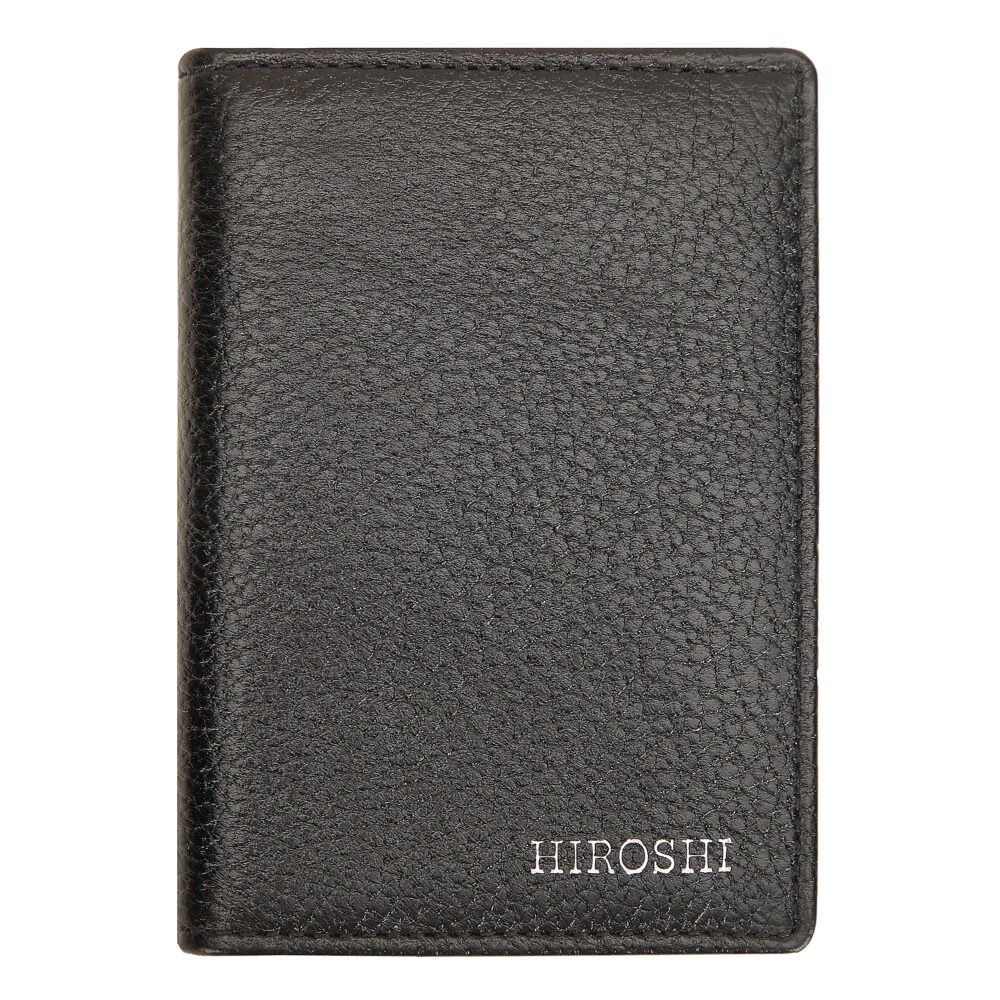 Black Bi Fold Business Cards Wallet - Image 2