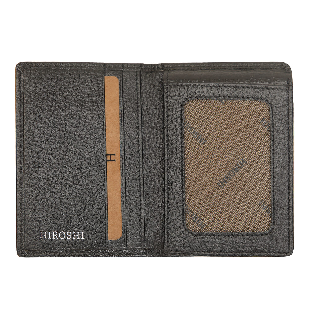 Black Bi Fold Business Cards Wallet - Image 5