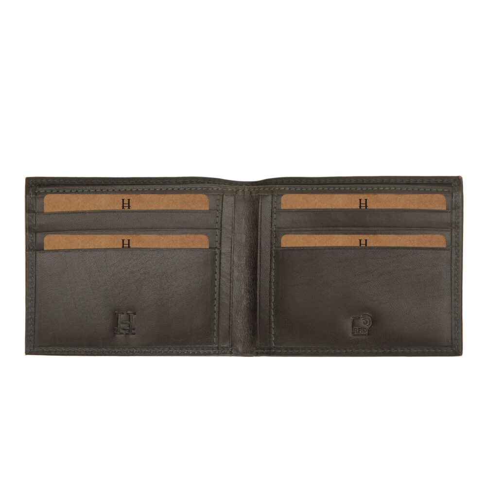 Green Bi Fold Wallet - Image 7