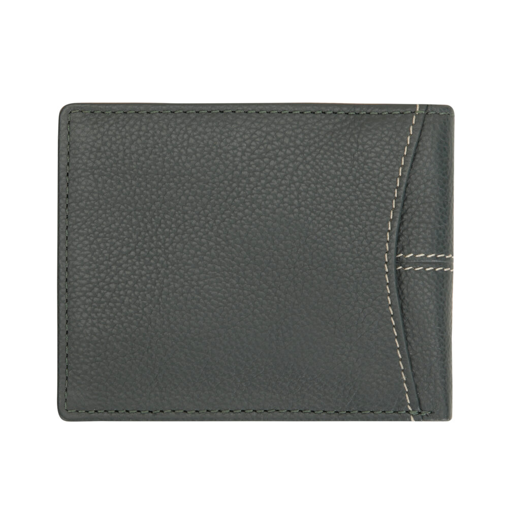 Green Bi Fold Business Cards Wallet - Image 4