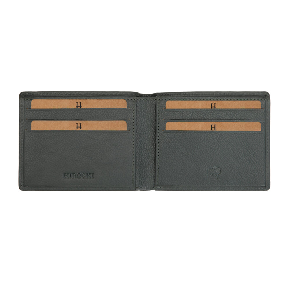 Green Bi Fold Business Cards Wallet - Image 6