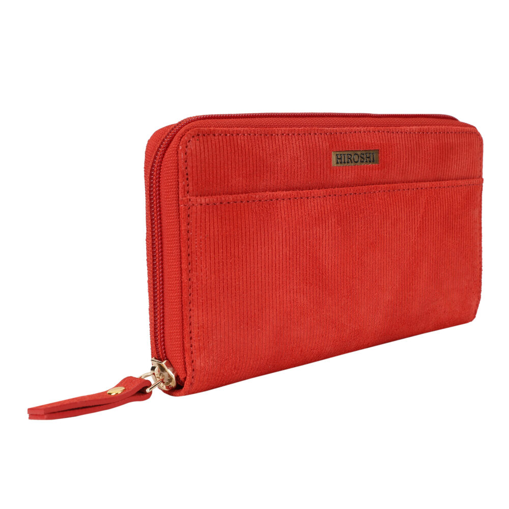 Hiroshi Party Cool Red Zip Around Purse - Image 4