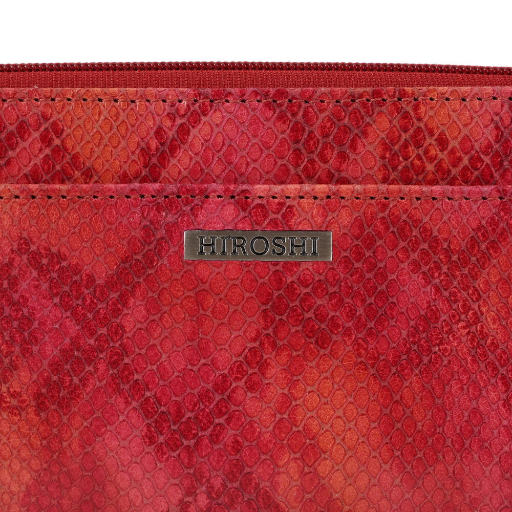 Hiroshi Party Red Zip Around Purse - Image 2