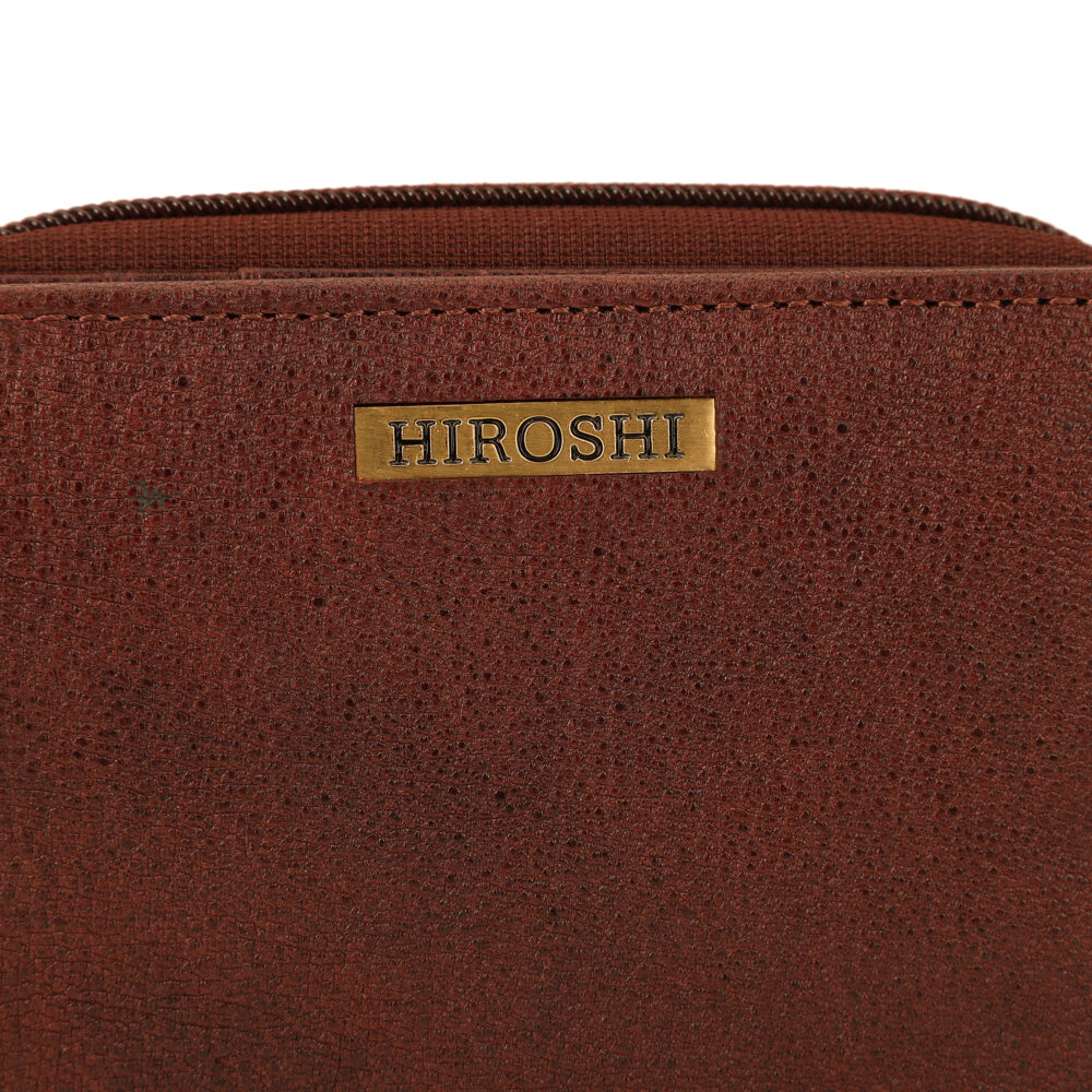 Hiroshi Genuine Leather Ladies Multipurpose Tan Purse - Image 2