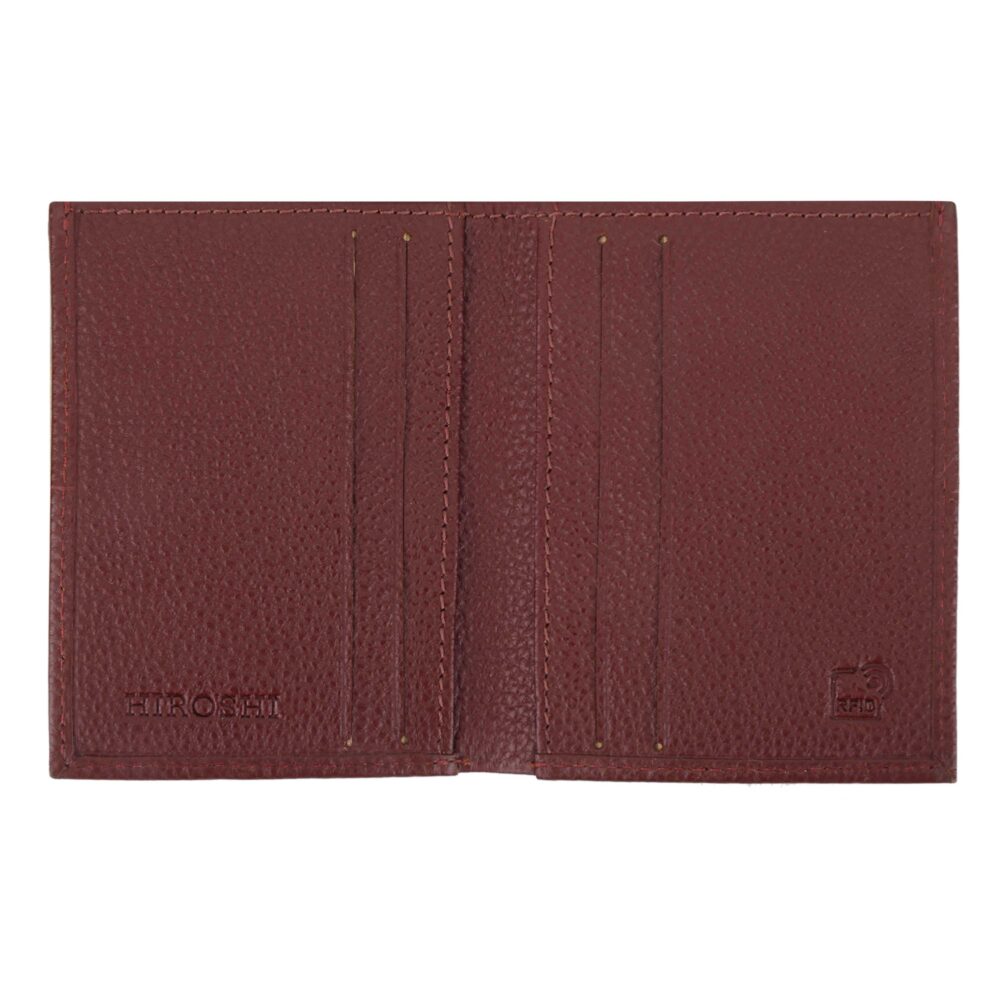 Wine Bi Fold Business Cards Wallet - Image 6