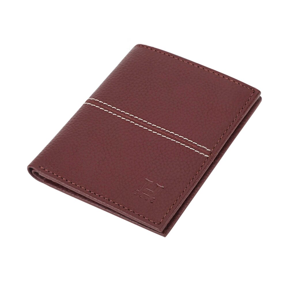 Wine Bi Fold Business Cards Wallet - Image 7