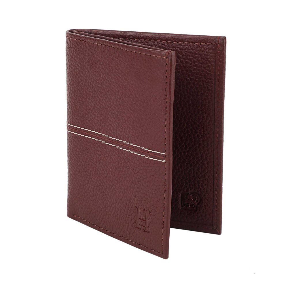 Wine Bi Fold Business Cards Wallet - Image 8