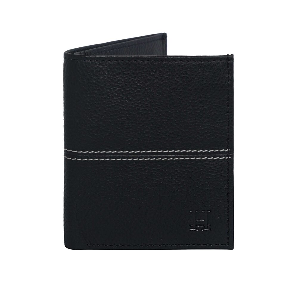 Black Bi Fold Business Cards Wallet - Image 2