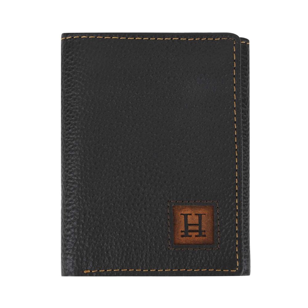 Dark Brown Tri Fold Wallet - Image 4
