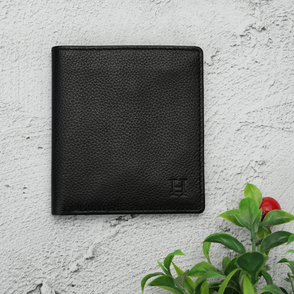 Black Bi Fold Wallet