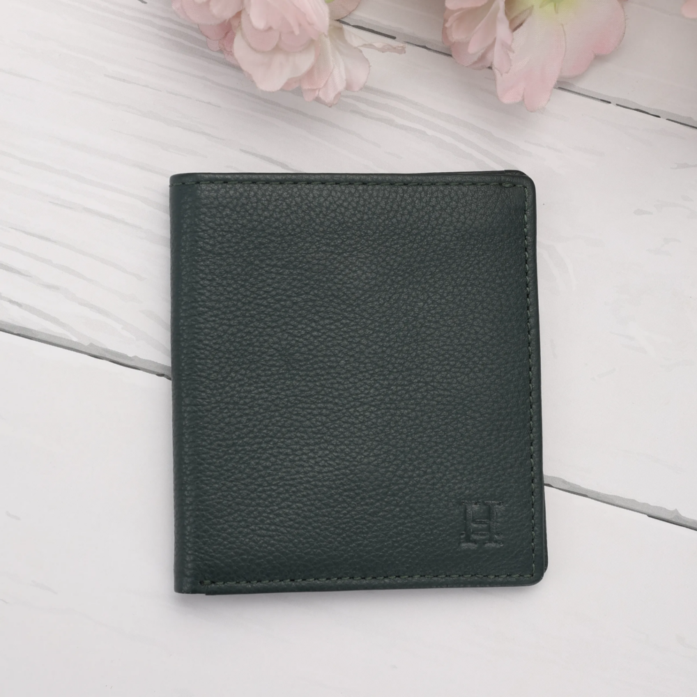 Green Bi Fold Wallet