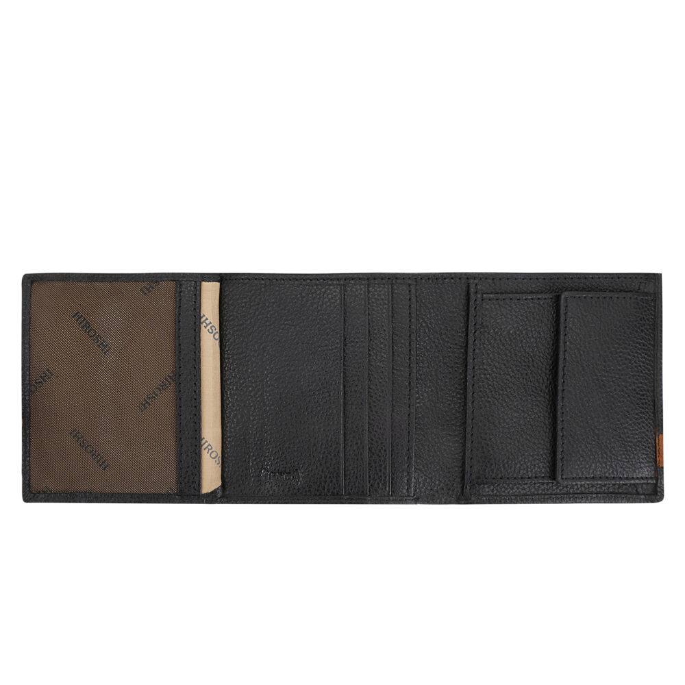 Black And Tan Bi Fold Wallet - Image 7