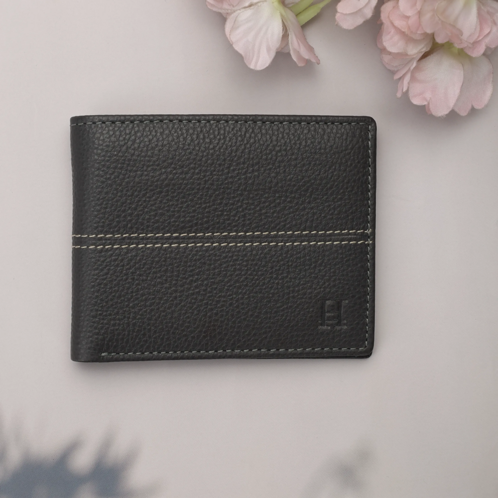 Ralph Grey Bi Fold Wallet