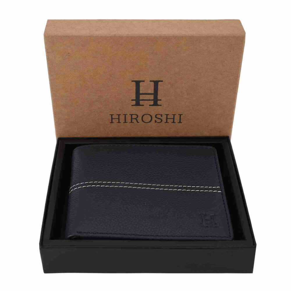 Ralph Navy Bi Fold Wallet - Image 4