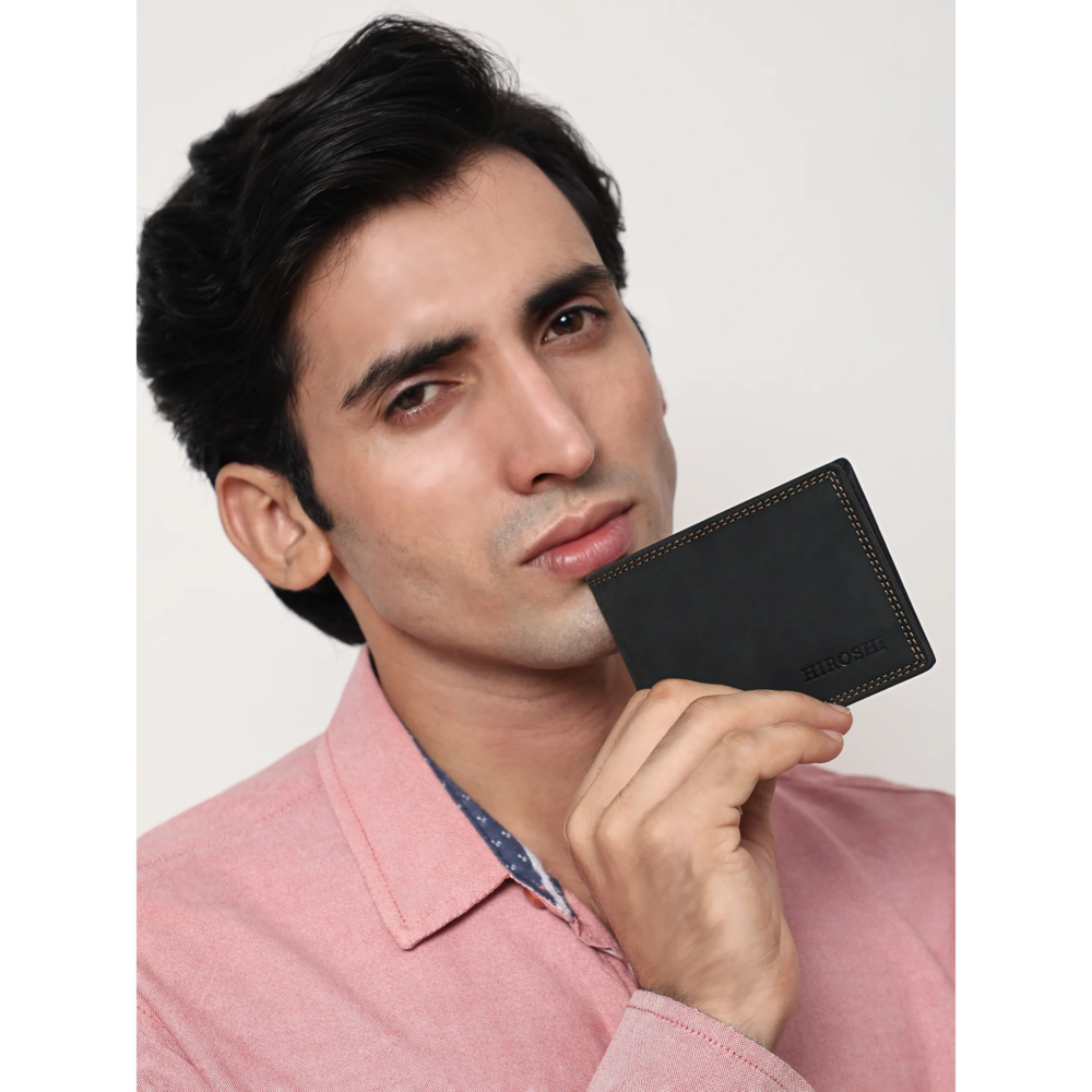Tokyo Black Bi Fold Wallet