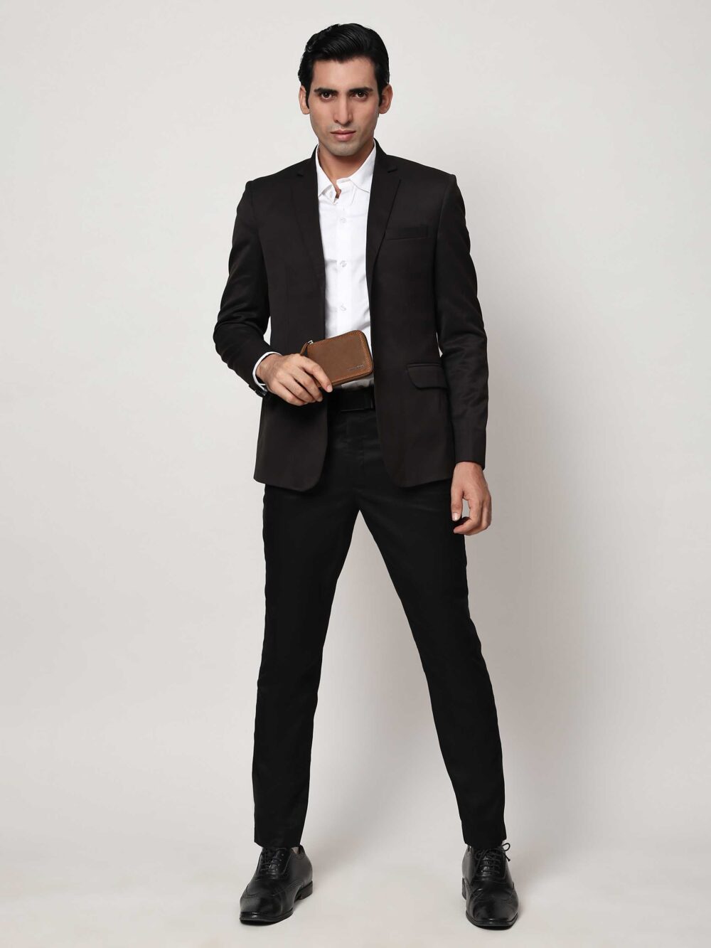Tan Bi Fold with Zip Around Wallet - Image 2
