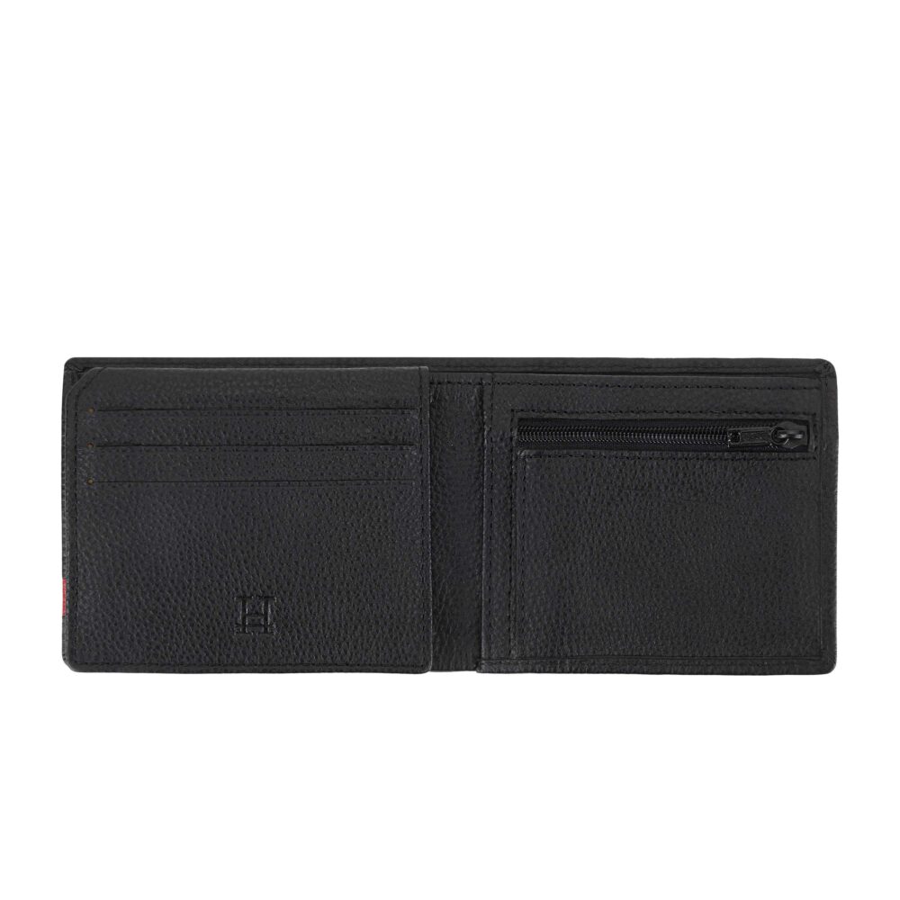 Black and Red Bi Fold Wallet - Image 7