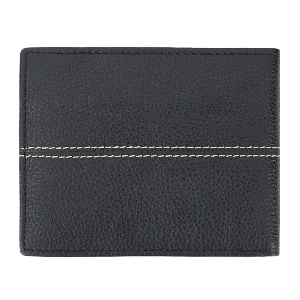 Black Bi Fold Stylish Wallet - Image 6