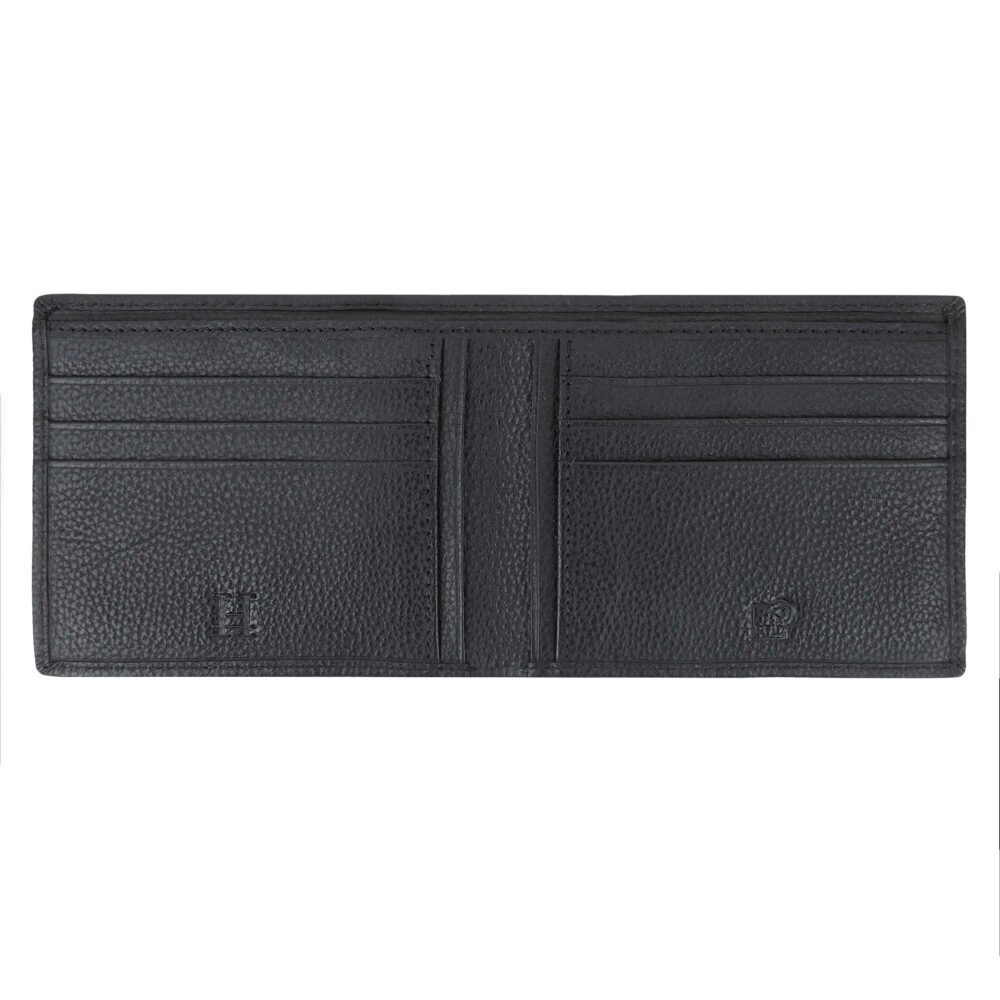 Black Bi Fold Stylish Wallet - Image 8