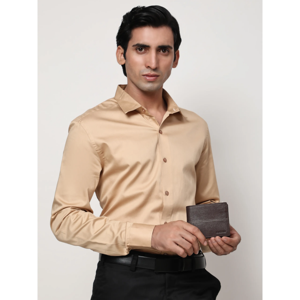 Brown Bi Fold Stylish Wallet