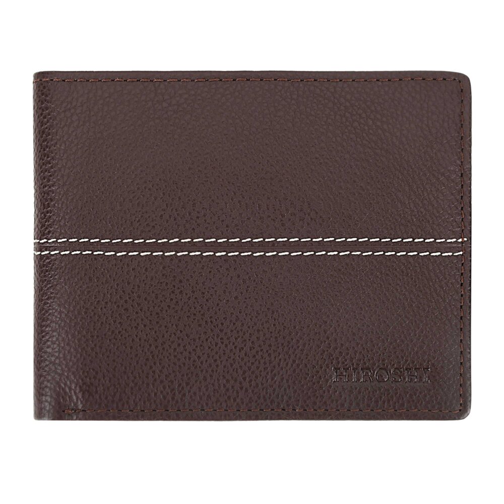 Brown Bi Fold Stylish Wallet - Image 5