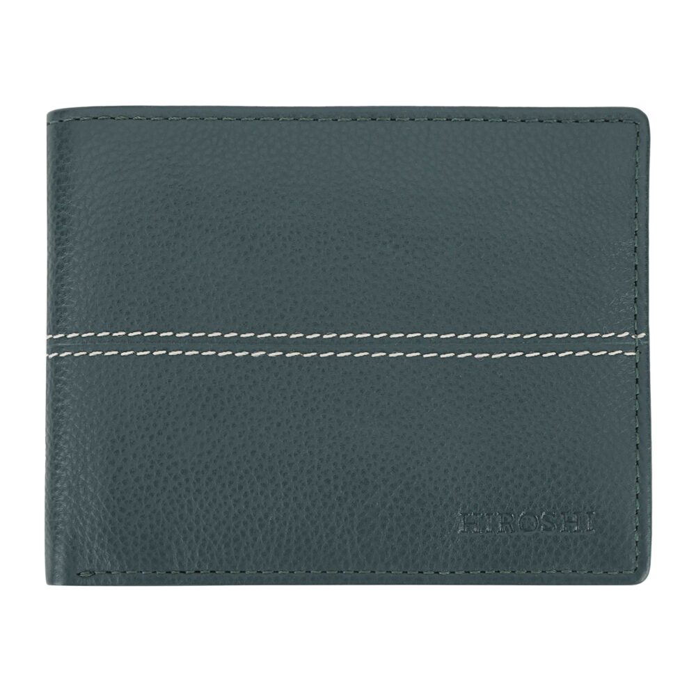 Green Bi Fold Stylish Wallet - Image 5