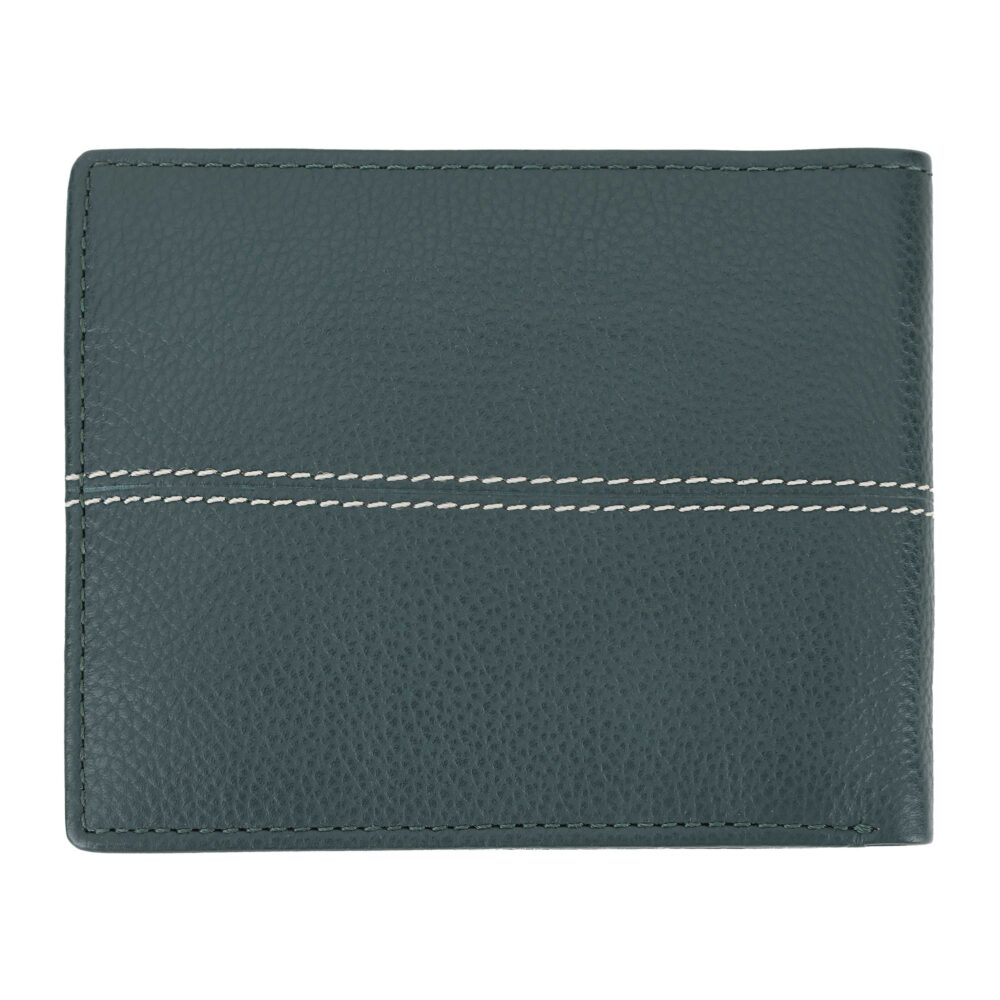 Green Bi Fold Stylish Wallet - Image 6