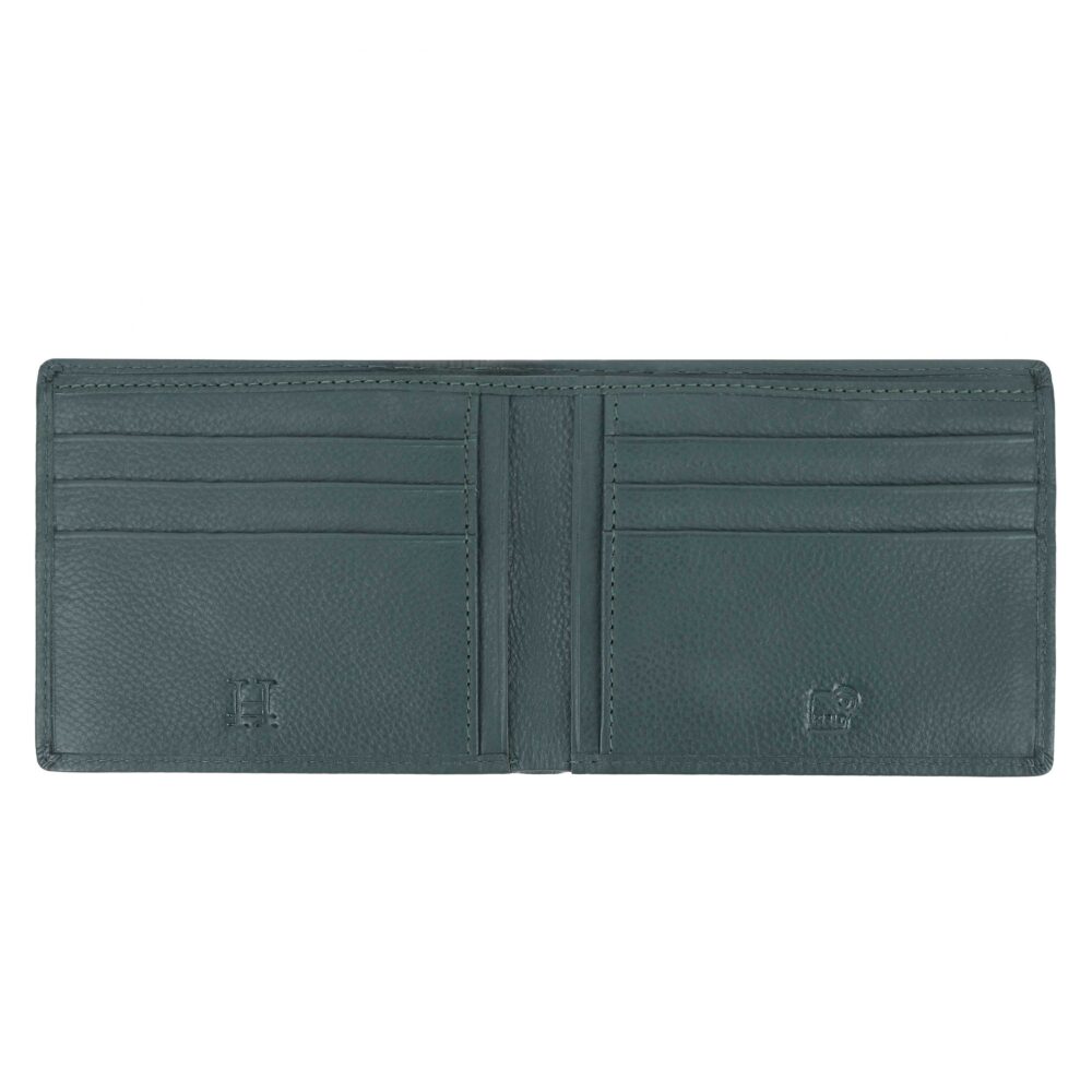 Green Bi Fold Stylish Wallet - Image 7